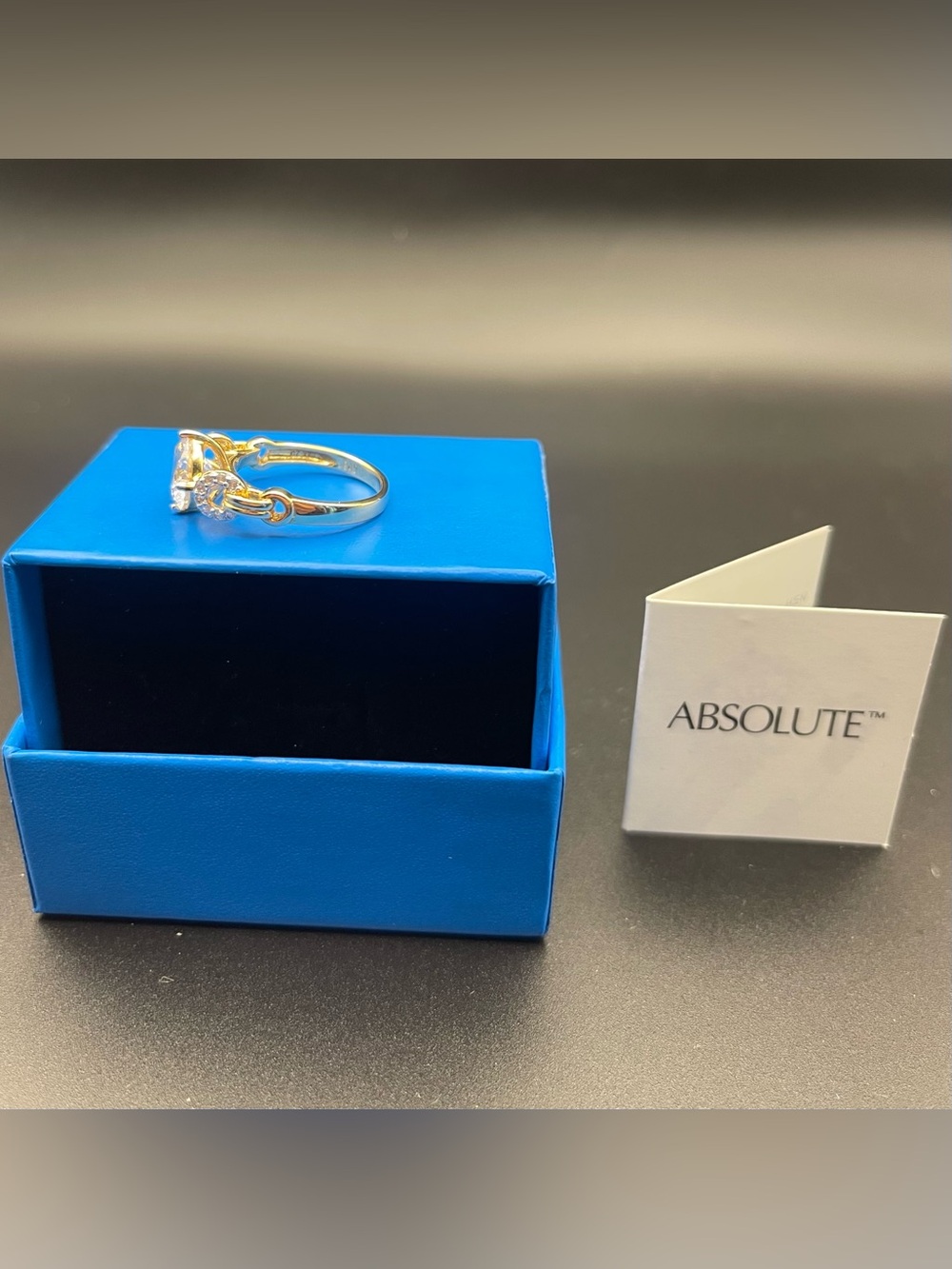 Nib Beautiful Absolute Love Knot Simulated Diamond  Ring ring - Picture 5 of 8